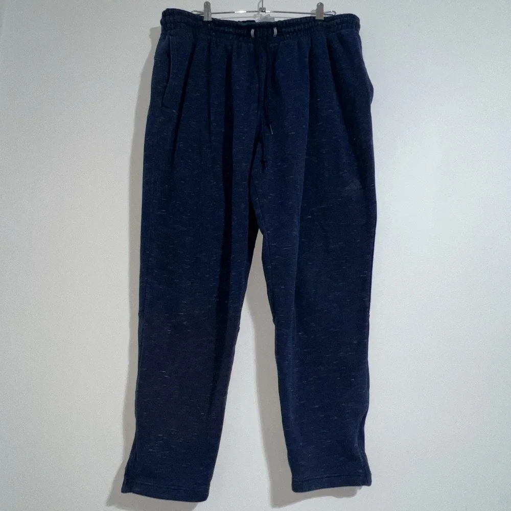 Adidas Joggers Sweatpants Blue Men Size XXL OV9001 Ankle Zip‎